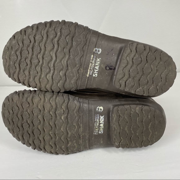 Vintage Eddie Bauer Fiberglass Shank Wool Lined Duck Boots Tan Mens 8 Womens 8.5 - Picture 5 of 14